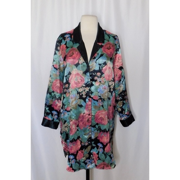 Vintage VICTORIA’S SECRET Gold Label Night Sleep Shirt Chemise Gown Small - Picture 1 of 10